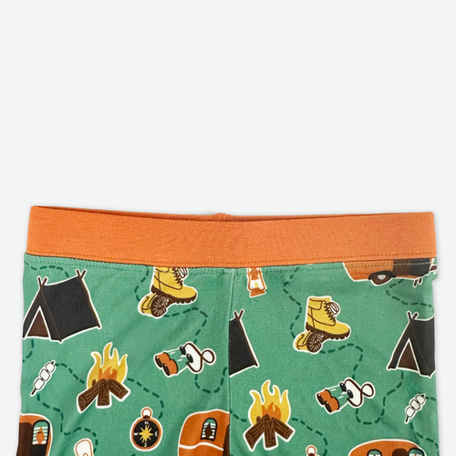 Ready, Set, Camp, Two-Piece Bamboo Pajama Set