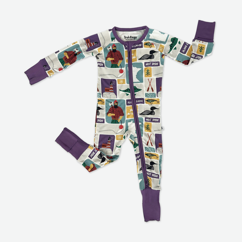Explore Minnesota Baby Bamboo Zippy