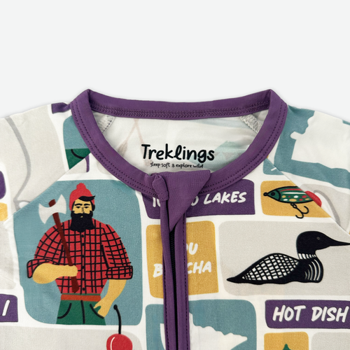 Explore Minnesota Baby Bamboo Zippy