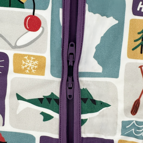 Explore Minnesota Baby Bamboo Zippy