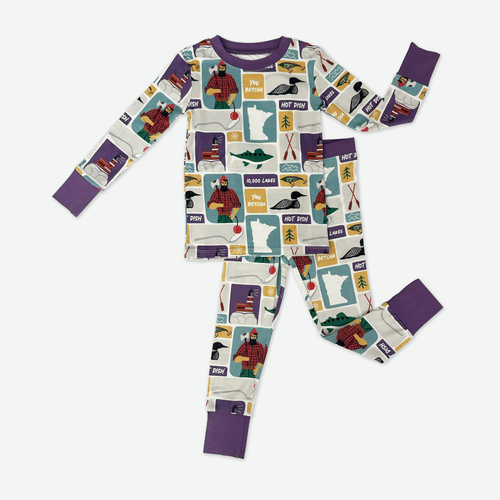 Explore Minnesota Two-Piece Bamboo Pajama Set