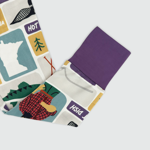 Explore Minnesota Two-Piece Bamboo Pajama Set