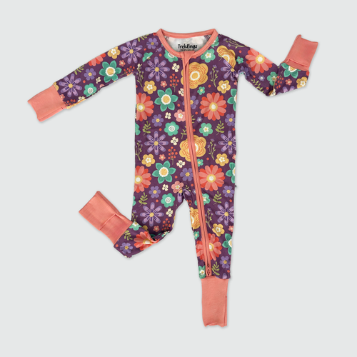 Wildflower Wander Baby Bamboo Zippy