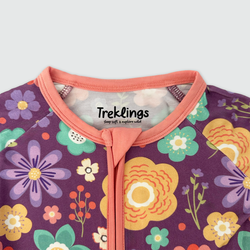 Wildflower Wander Baby Bamboo Zippy